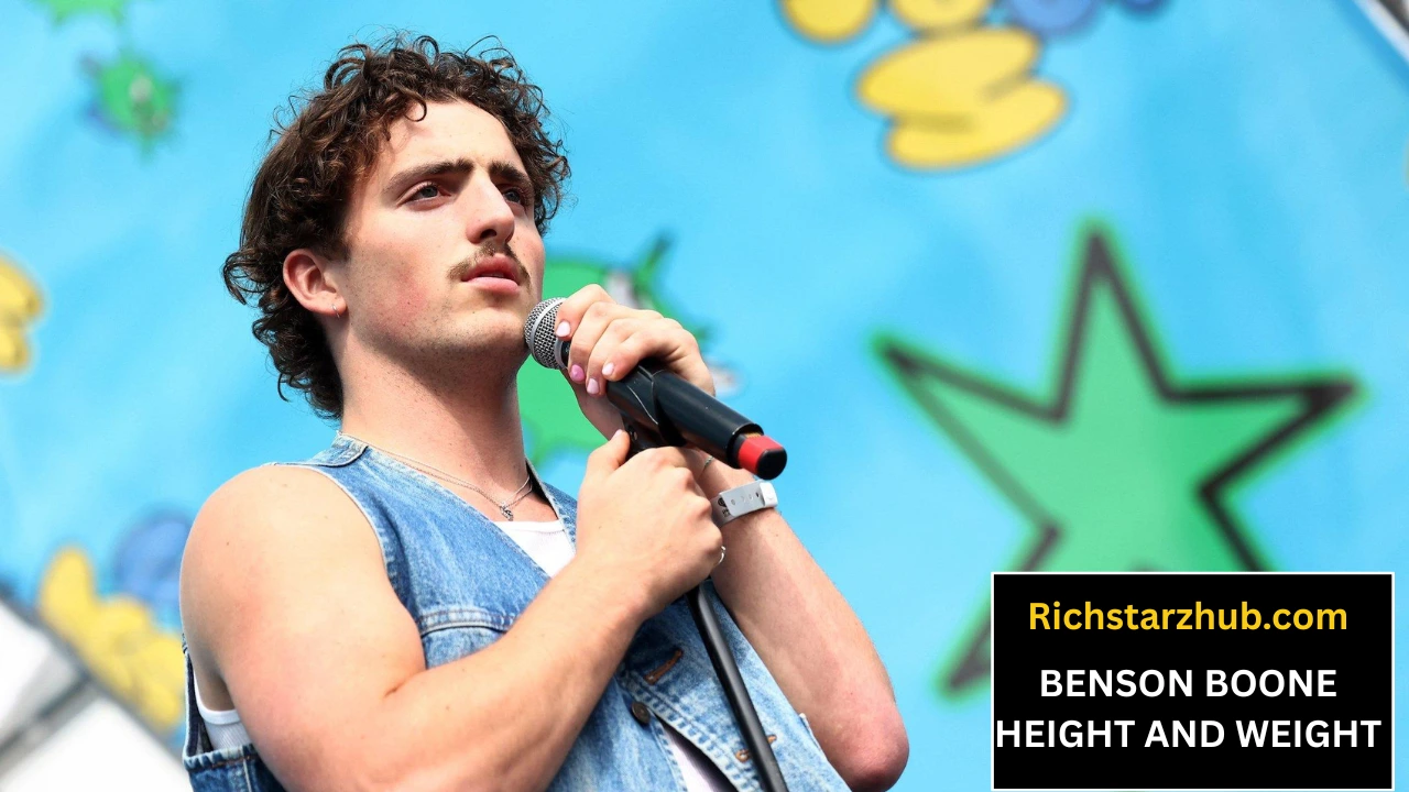 Benson Boone Height and Weight
