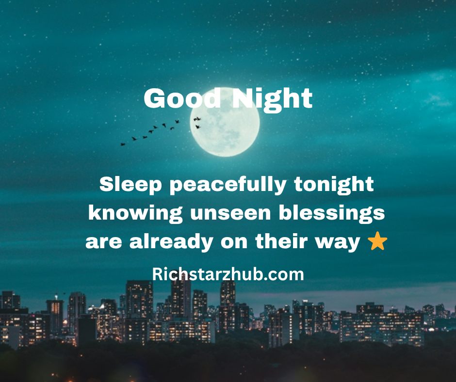 Cute Good Night Blessings