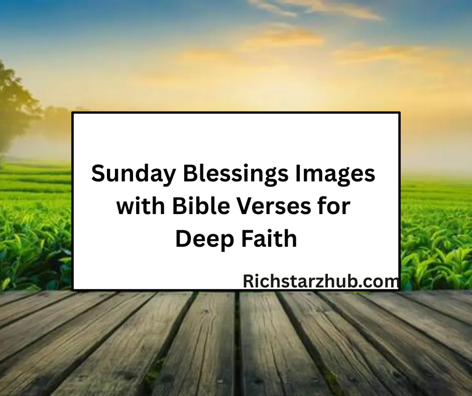 Sunday Blessings Images with Bible Verses